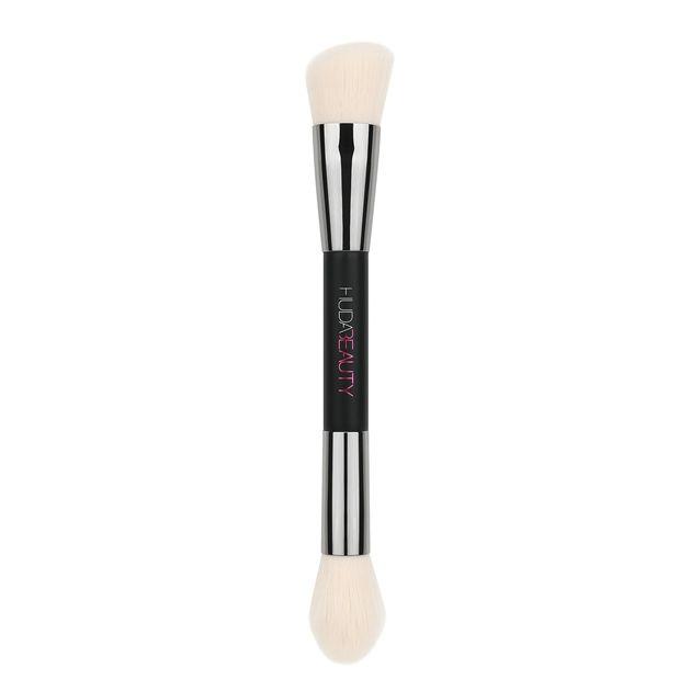 Huda Beauty Dual-Ended Face Brush for Precision Baking & Blending