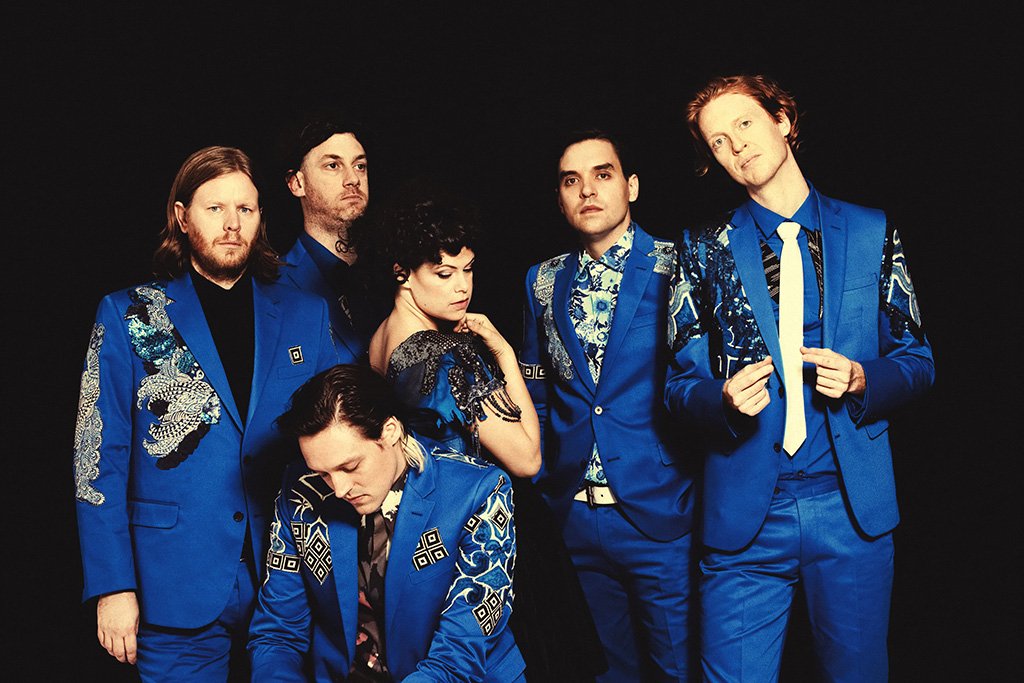 Arcade Fire Music Poster - Vibrant Band Art