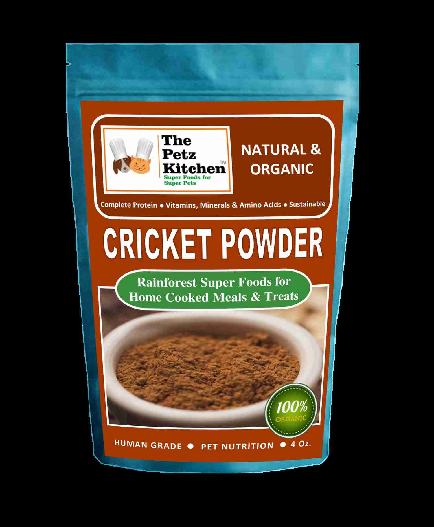 Organic Cricket Flour Powder - Sustainable Protein for Pets