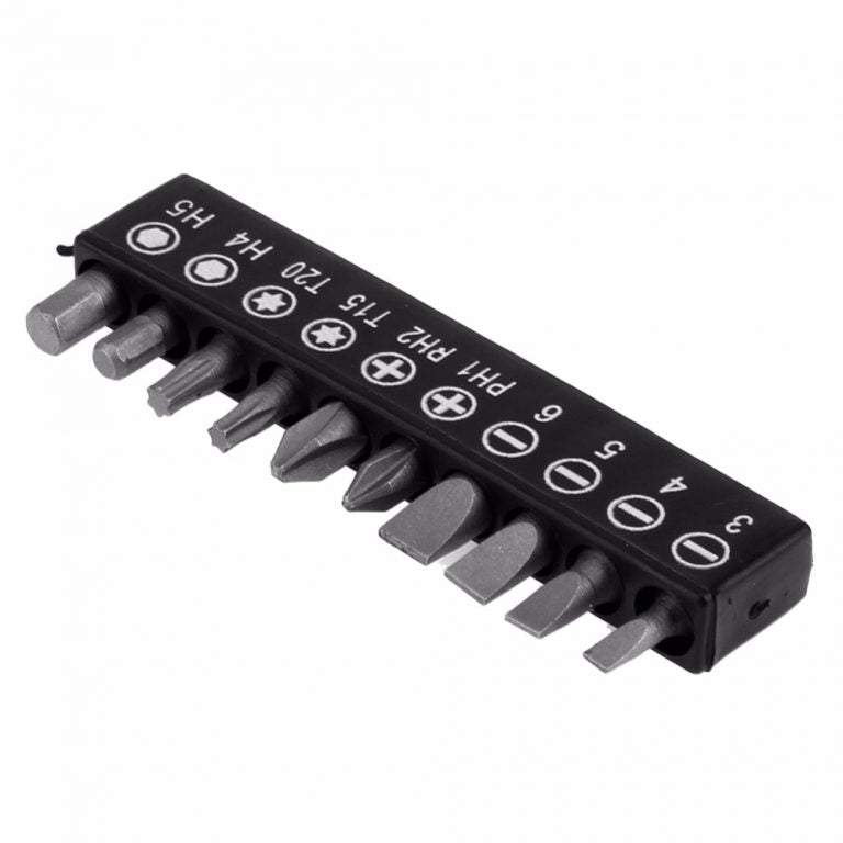 11-Piece Precision Electronic Screwdriver Bit Set