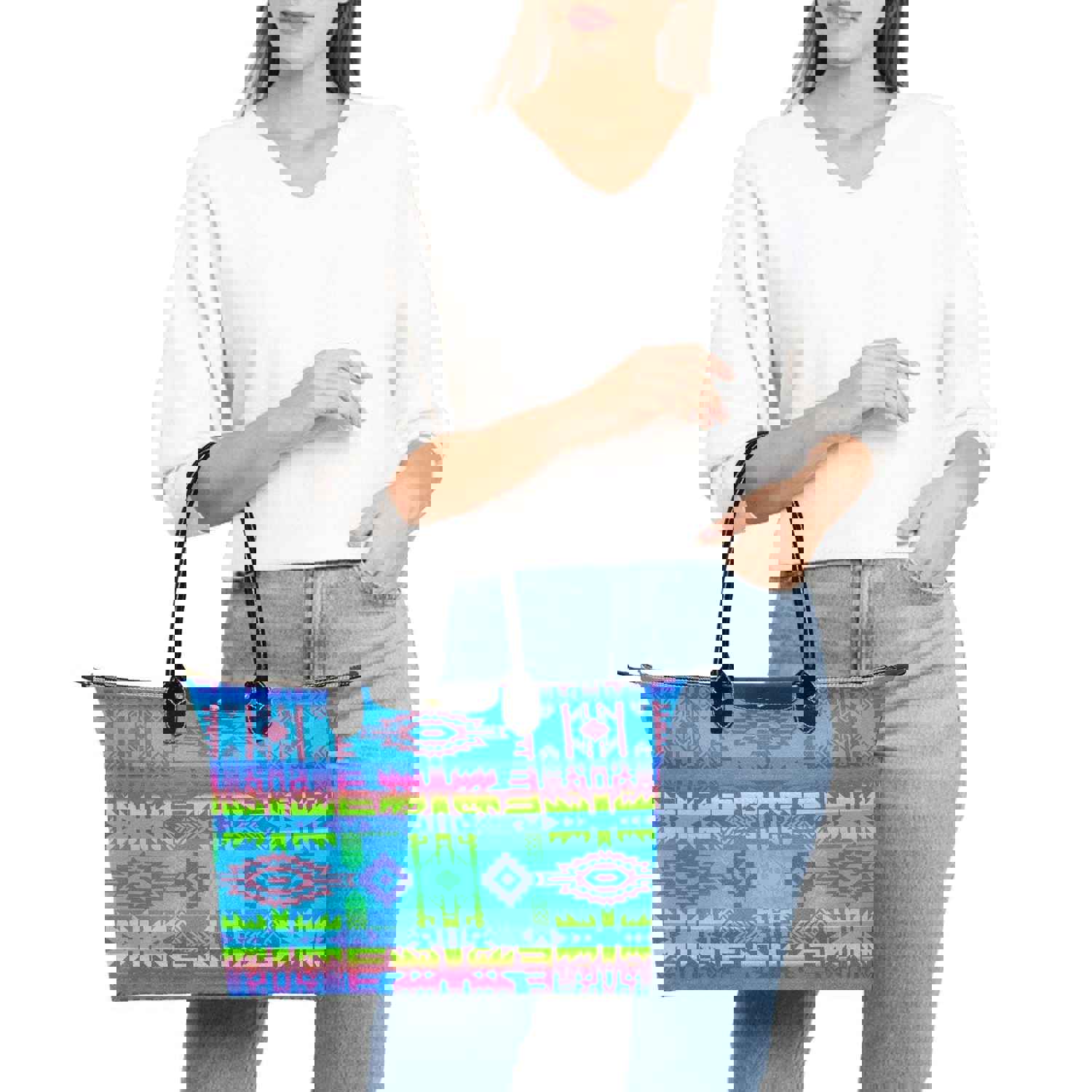 Stylish Nylon Single-Shoulder Lady Handbag