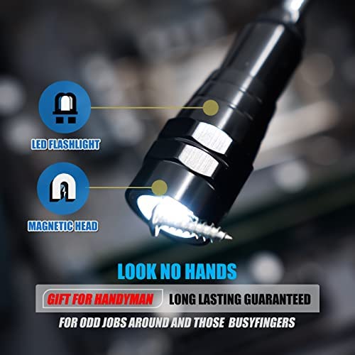 VIBELITE Telescoping Magnetic Flashlight - Multi-Functional Tool for Repairs & Gifts