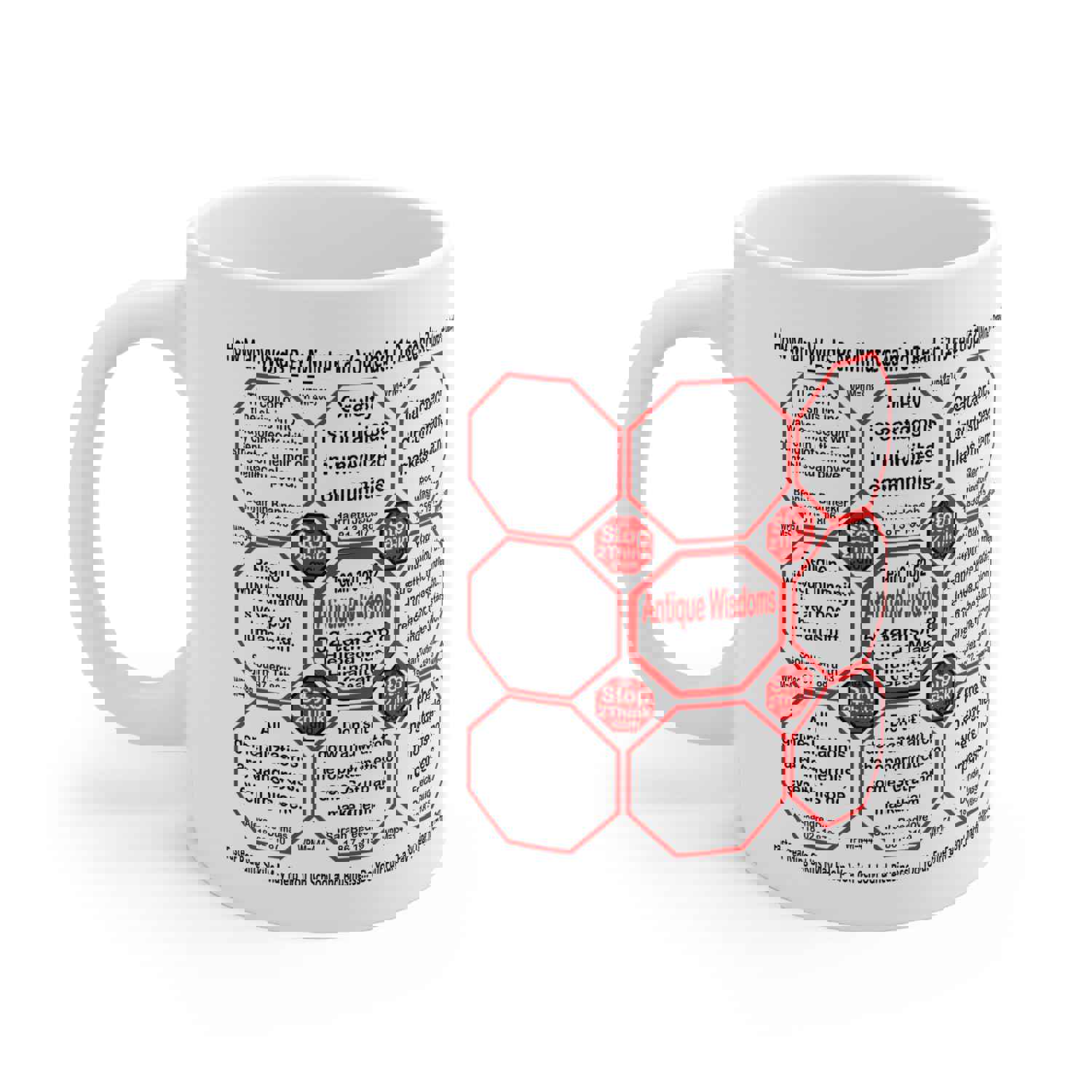 Speed Reading Challenge Mug - Test Your WPM with Wisdom Quotes