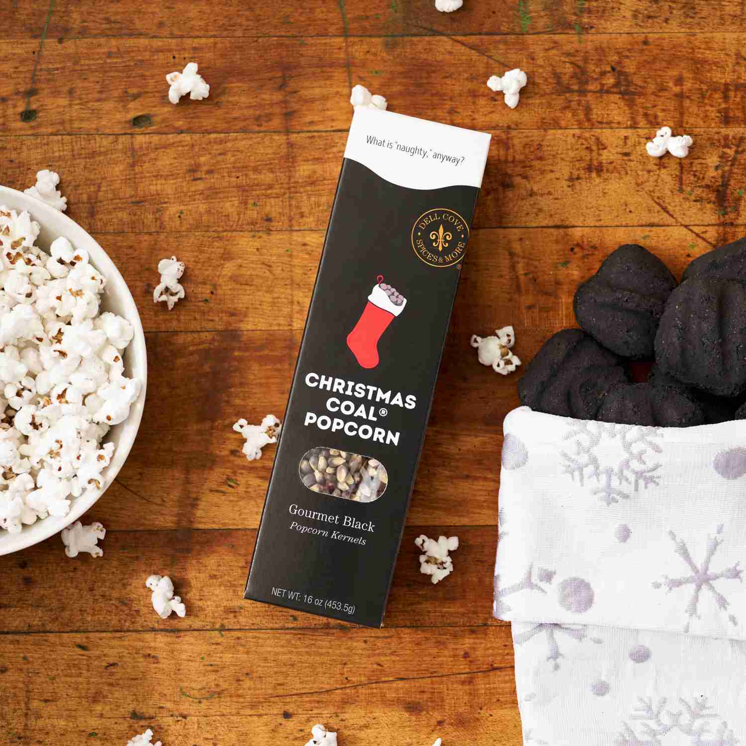Gourmet Christmas Popcorn Gift Set for Families