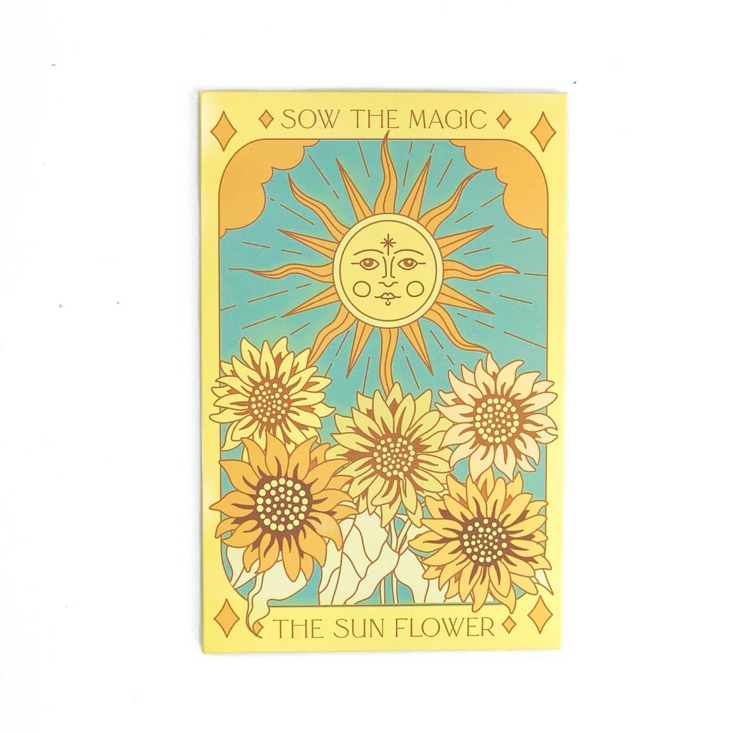Sunflower (Ring of Fire) Tarot Garden Seed Packet