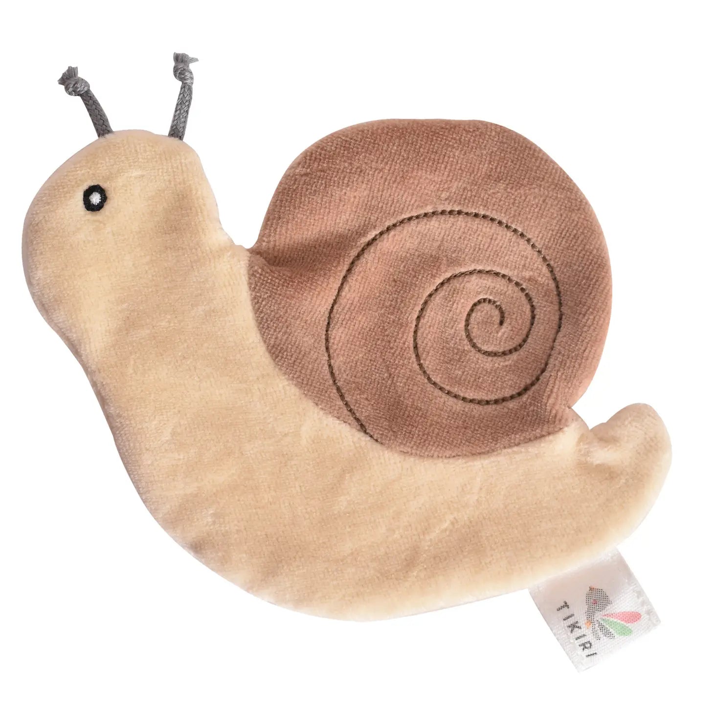 Organic Snail Crinkle Baby Toy for Sensory Development