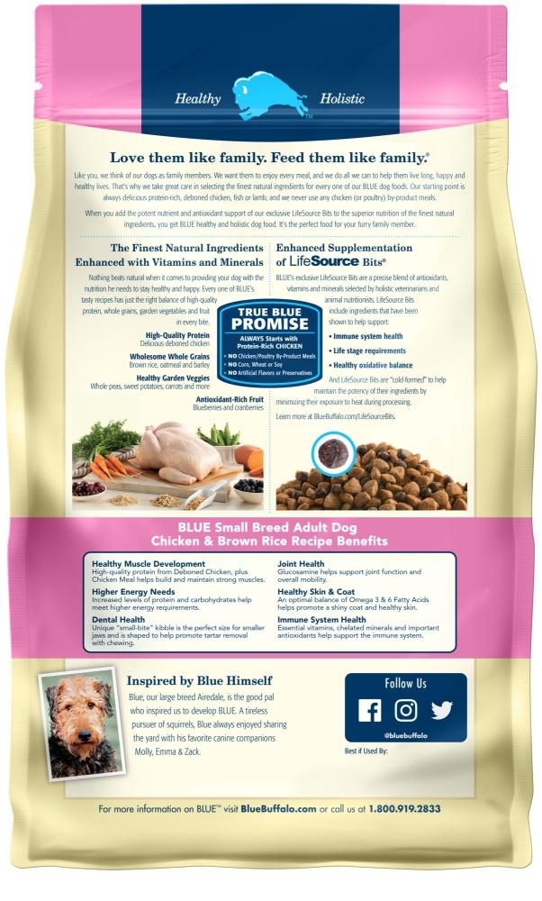 Blue Buffalo Life Protection Small Breed Chicken & Brown Rice Adult Dog Food