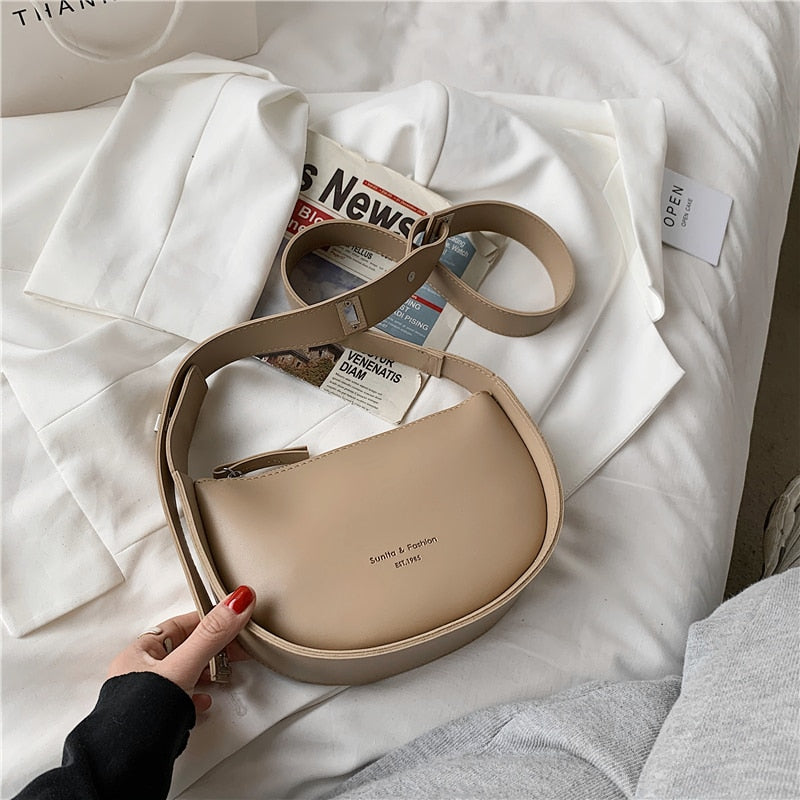 Kukombo Trendy Saddle Crossbody Bag for Women