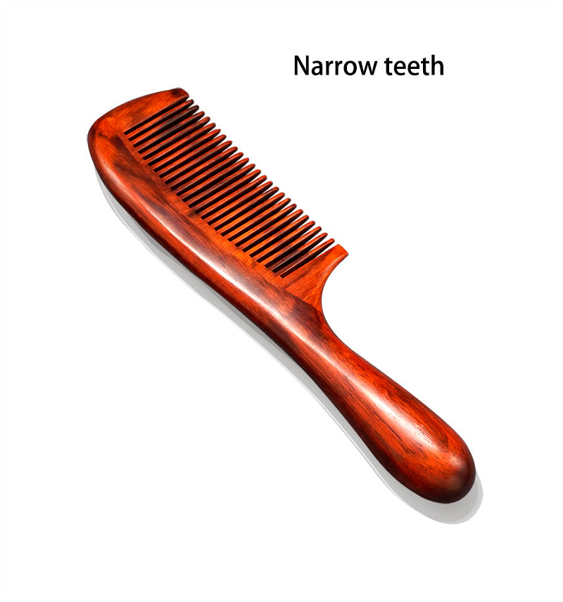 African Rosewood Handcrafted Massage Comb for Health Hair Therapy