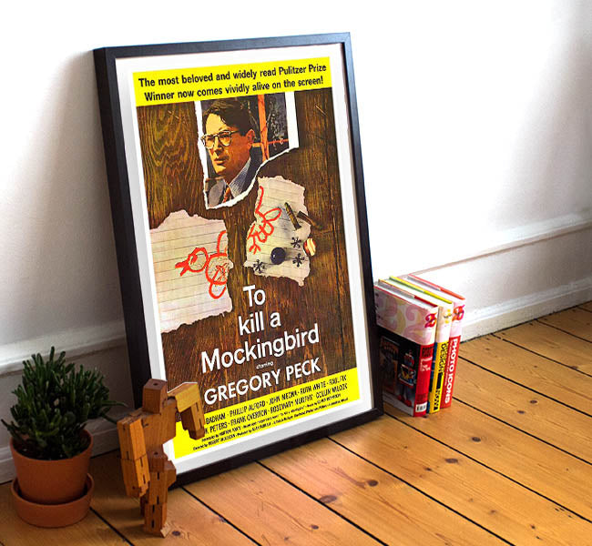 Vintage 1962 To Kill A Mockingbird Movie Poster - 11 x 17