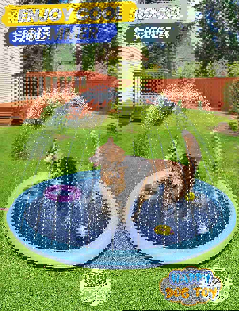 PETOCAT Premium Pet Splash Pad for Summer Fun