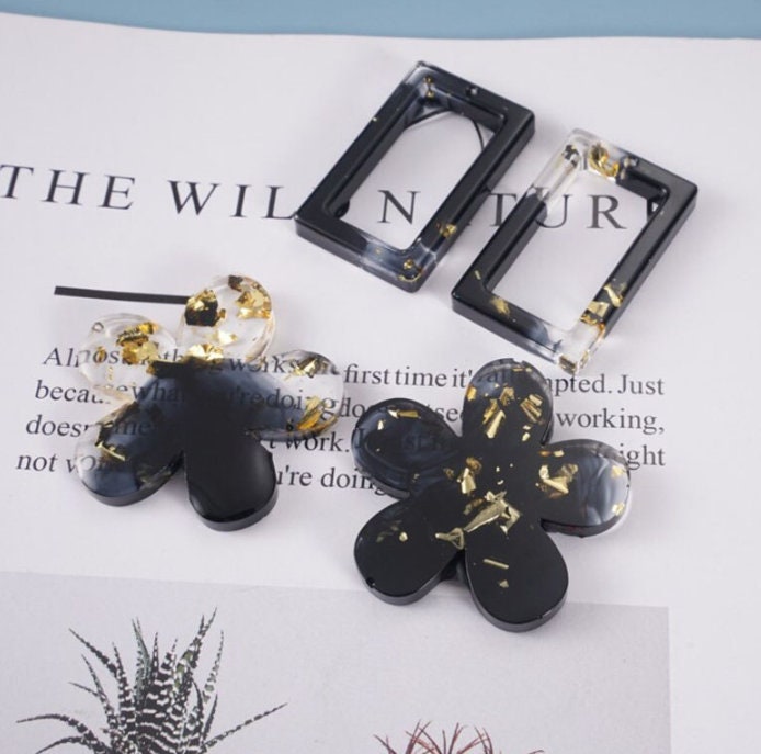 Stylish Drop Dangle Earring Silicone Mold for Jewelry Crafting