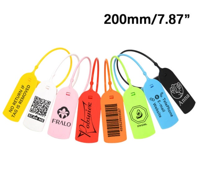 100 Custom Hang Tags, Personalized Branding, Clothing Labels for Retail