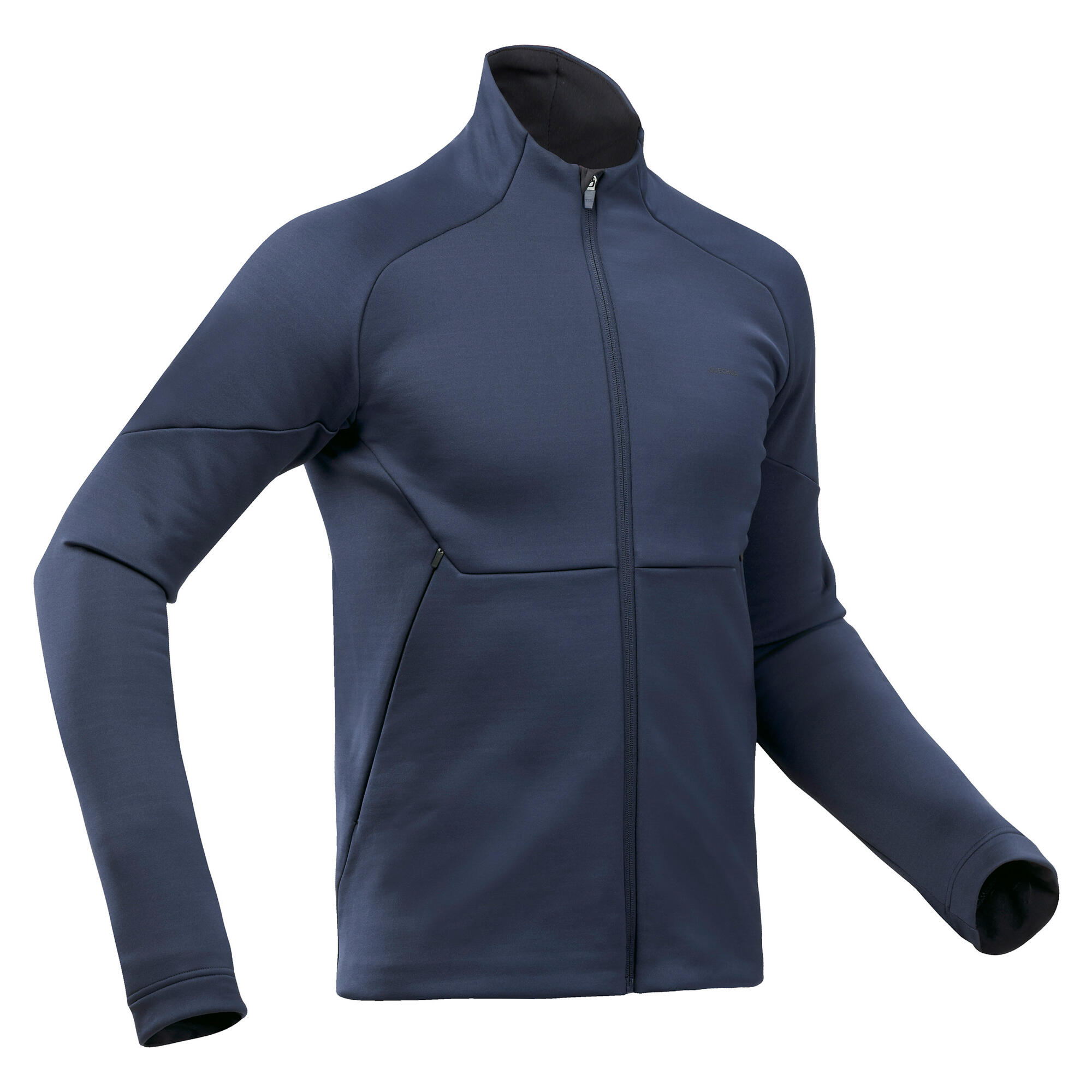 Men's Lightweight Breathable Hiking Fleece Jacket - MH520 Blue