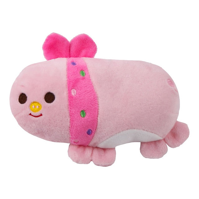Durable Plush Squeaky Bone Dog Toys for Chewing and Training