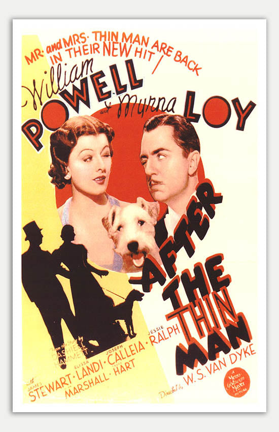 After The Thin Man - 1936 Reprint Movie Poster