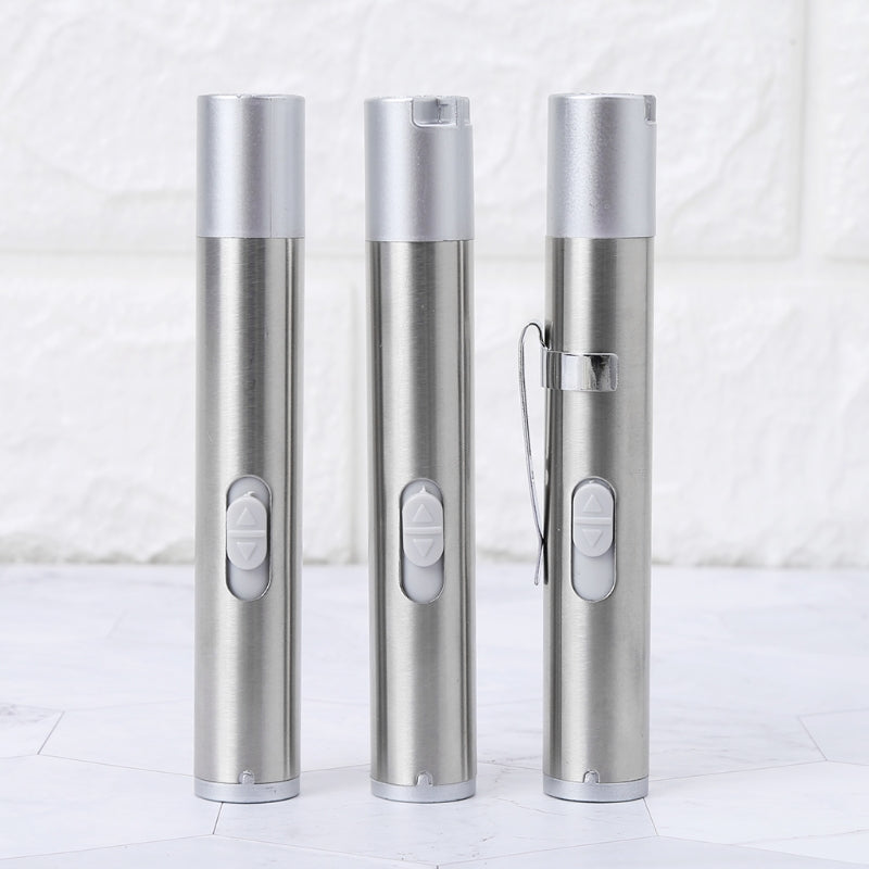 Multi-Functional 3in1 USB Gadget: LED Flashlight, UV Torch, Emergency Lamp
