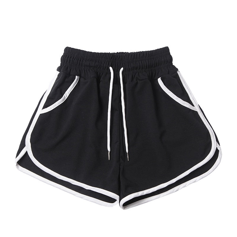 Elastic High-Waist Booty Shorts for Women - Casual Summer Style