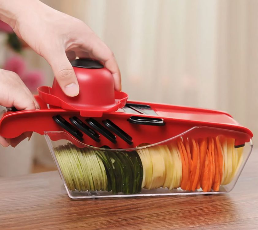 Revolutionary 6-Blade Multifunction Kitchen Slicer