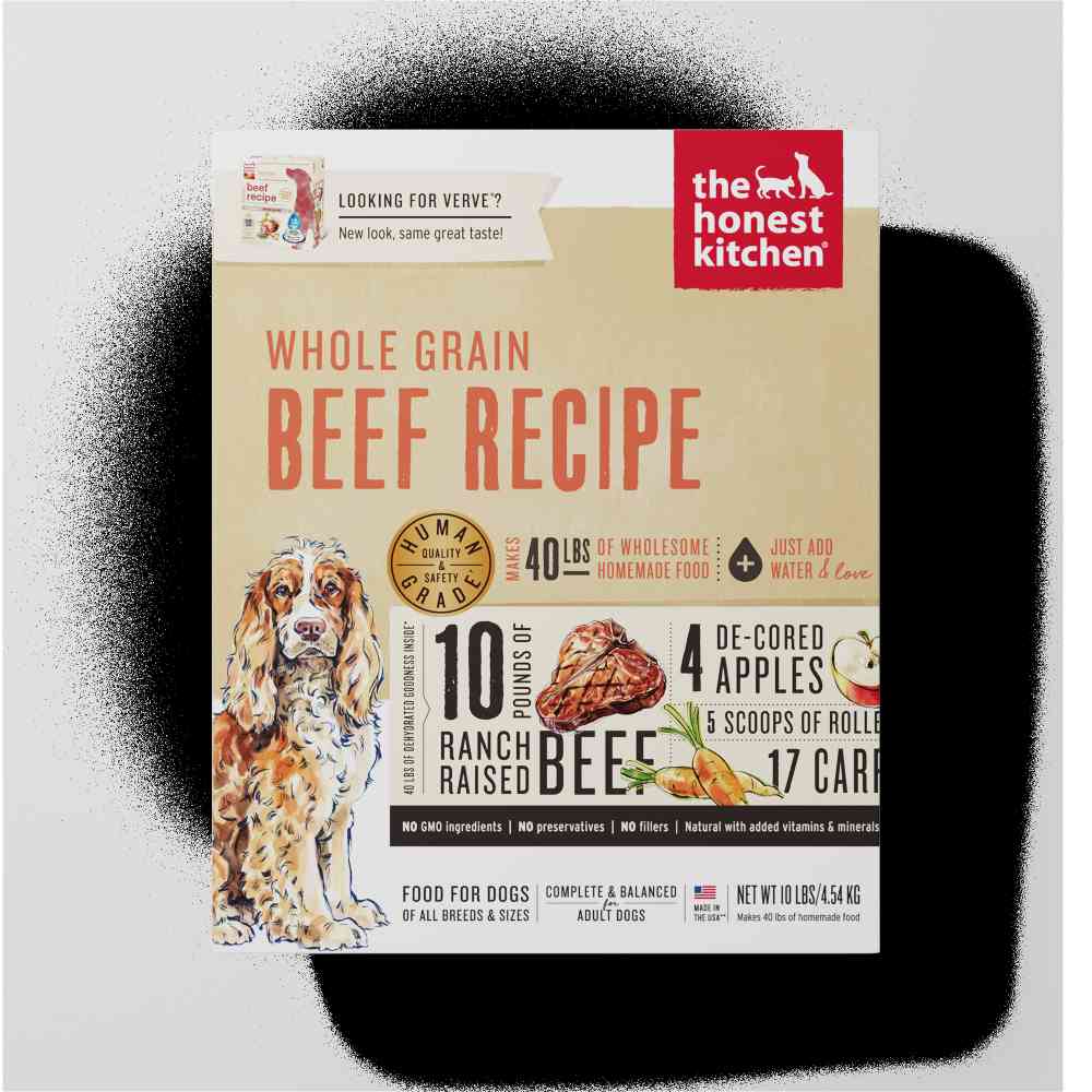 Lucy's Original Human-Grade Dehydrated Dog Food - Whole Grain Beef Recipe