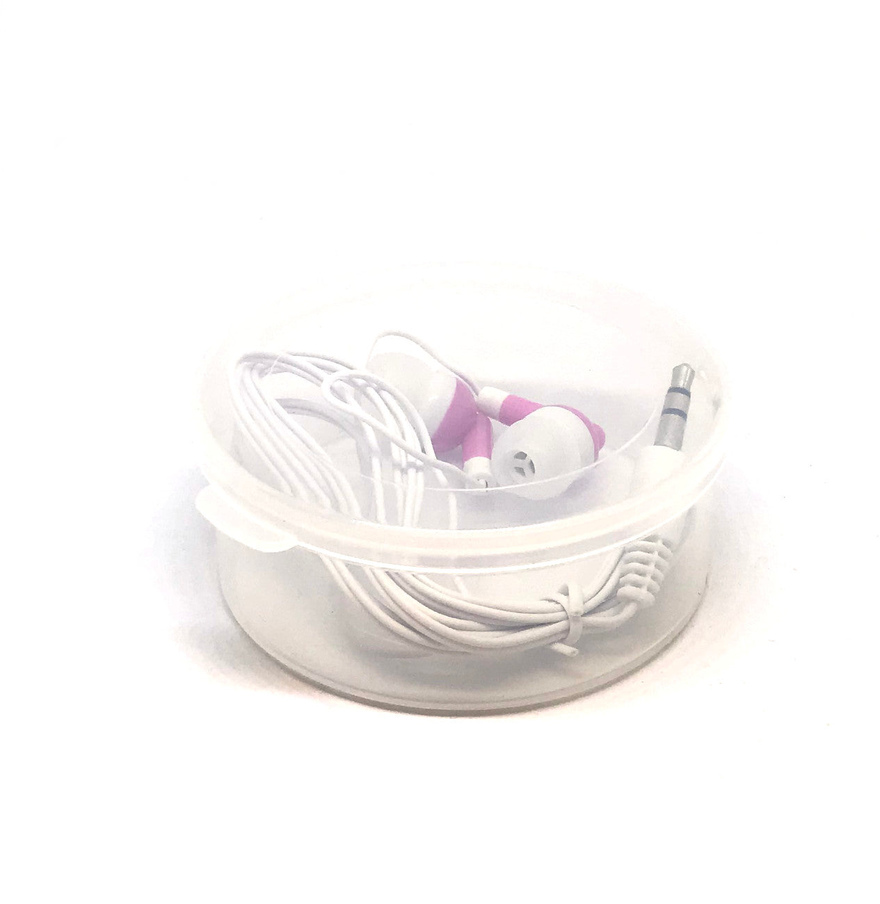 High-Quality Pink Stereo Earbud Headphones
