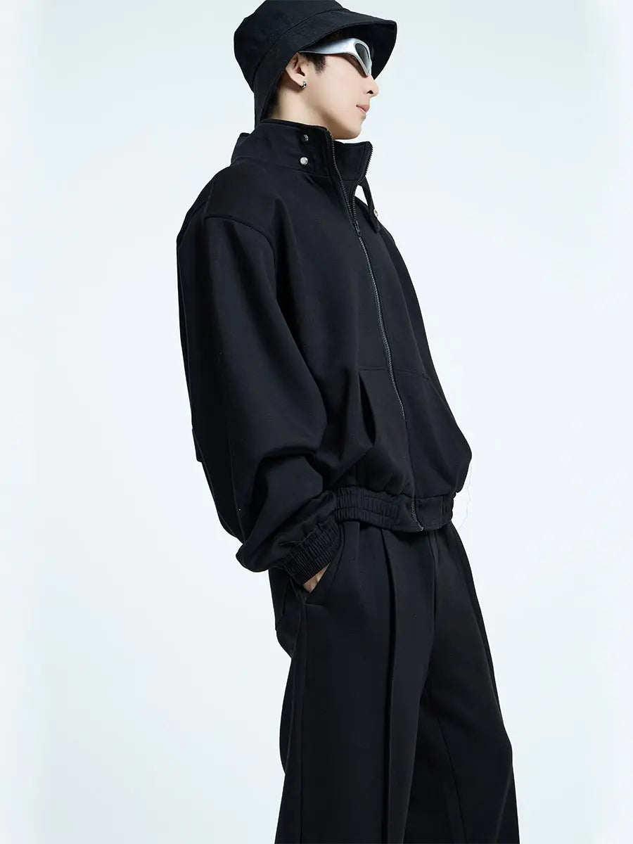 【23s September】Elegant Casual Trousers & Top Set for Men