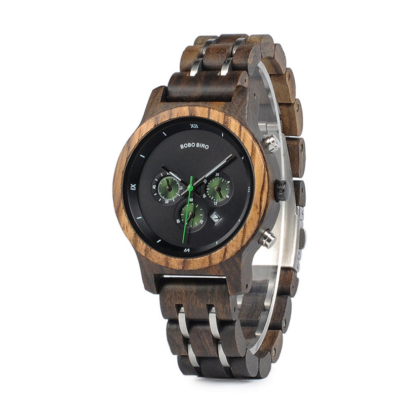 Elegant Wooden Watch for Men - Business & Casual Style