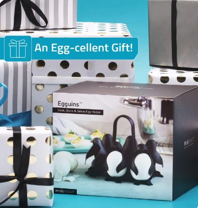 Penguin-Themed Egg Rack - Fun and Functional Kitchen Gadget