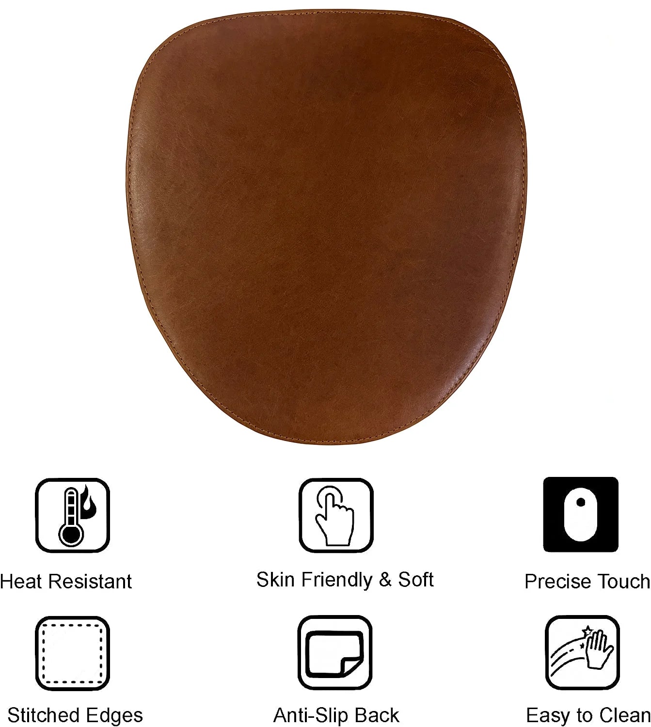 Luxury Leather Mouse Pad - Premium Desk Accessory