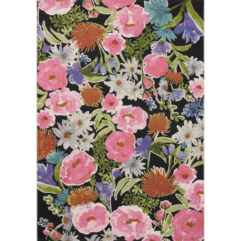 Loloi II Botanical (BOT-01) Outdoor Area Rug with Poppy Design