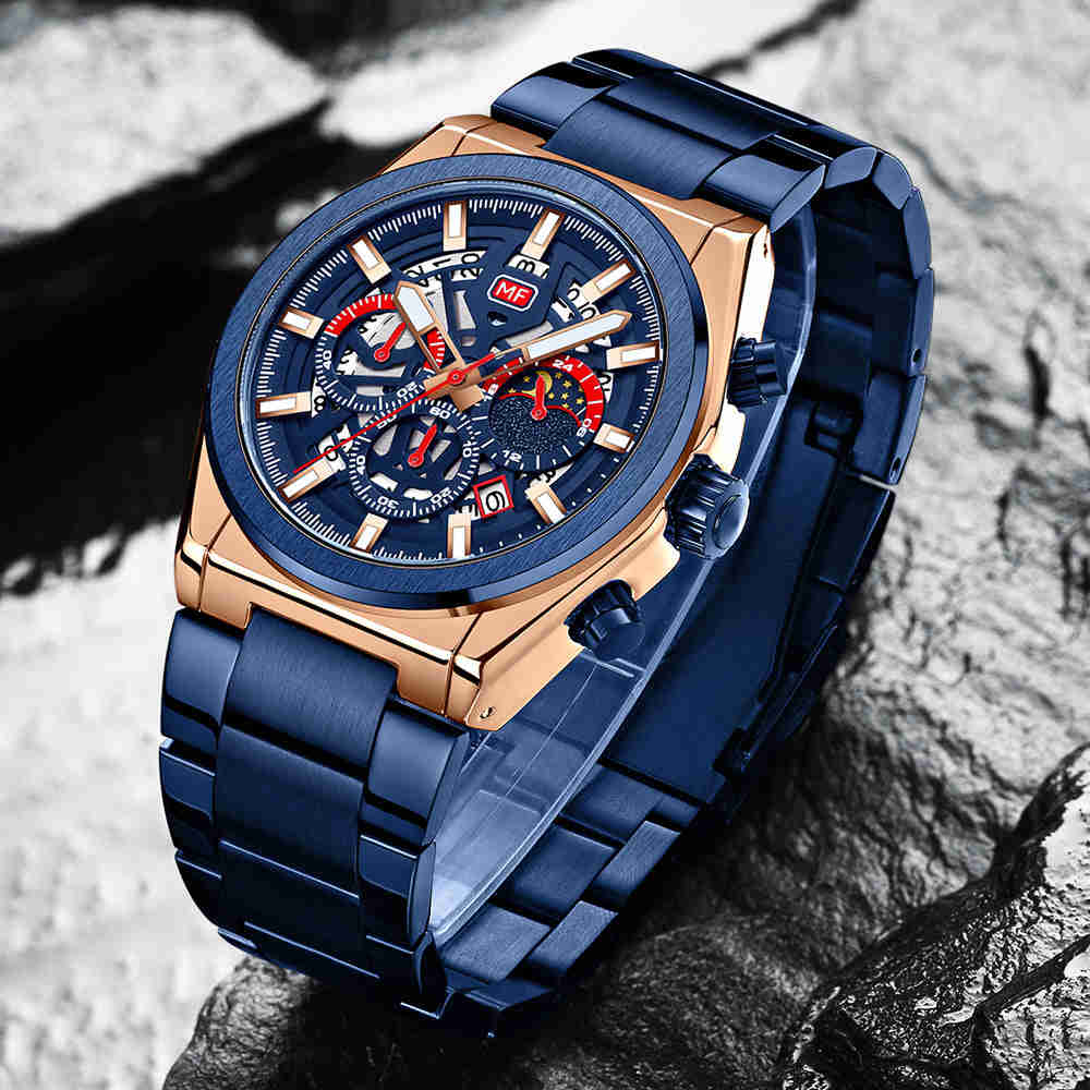 Stylish Men's Quartz Business Watch with Luminous Dial