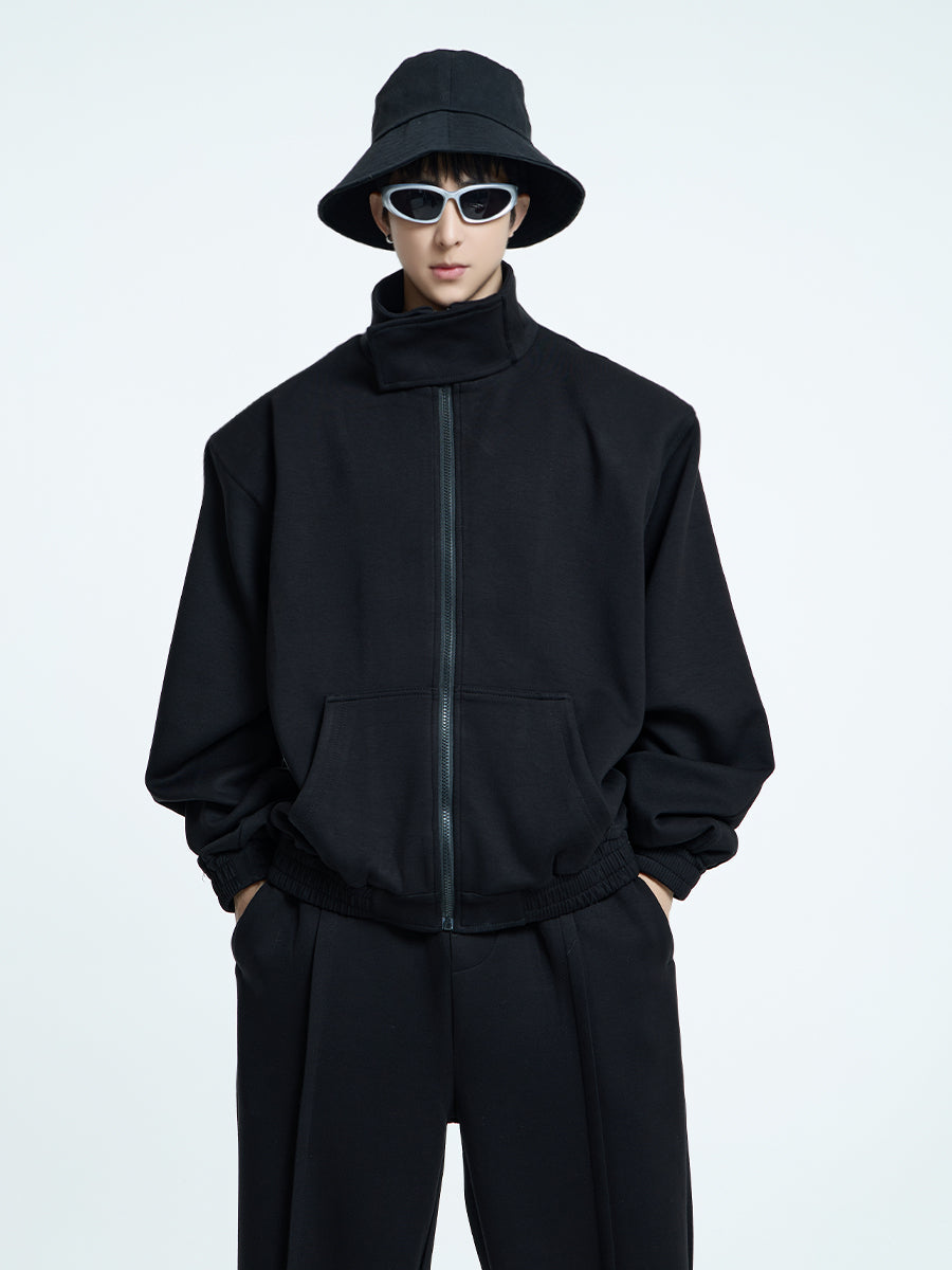 【23s September.】Men's Simple Casual Trousers & Top Sports Suit - Medium