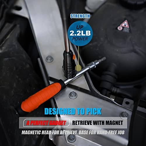 VIBELITE Telescoping Magnetic Flashlight - Multi-Functional Tool for Repairs & Gifts