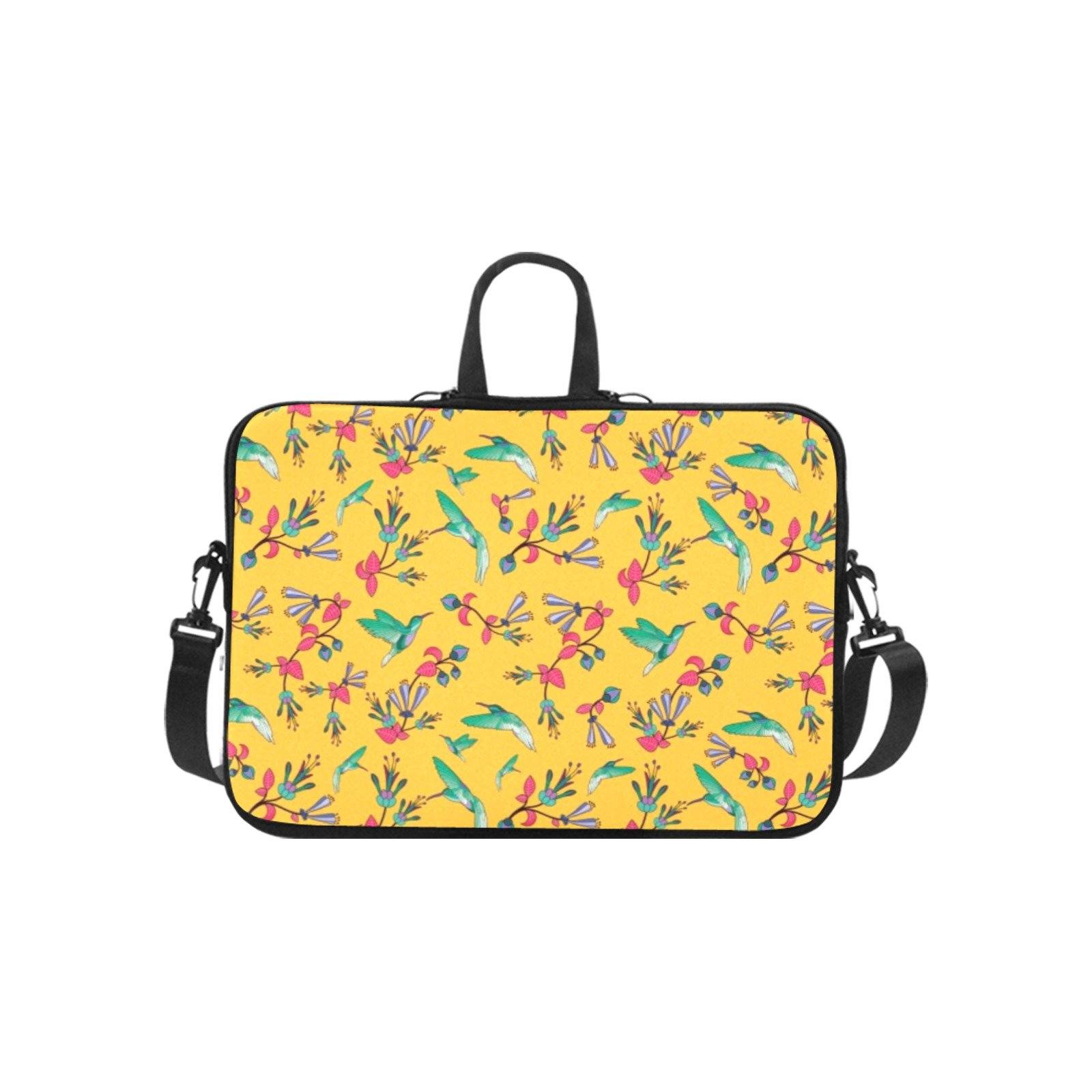 Elegant Hummingbird Neoprene Laptop Bag
