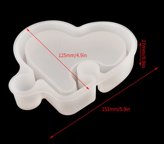 Silicone Flower Tray Mold for DIY Resin Art Projects