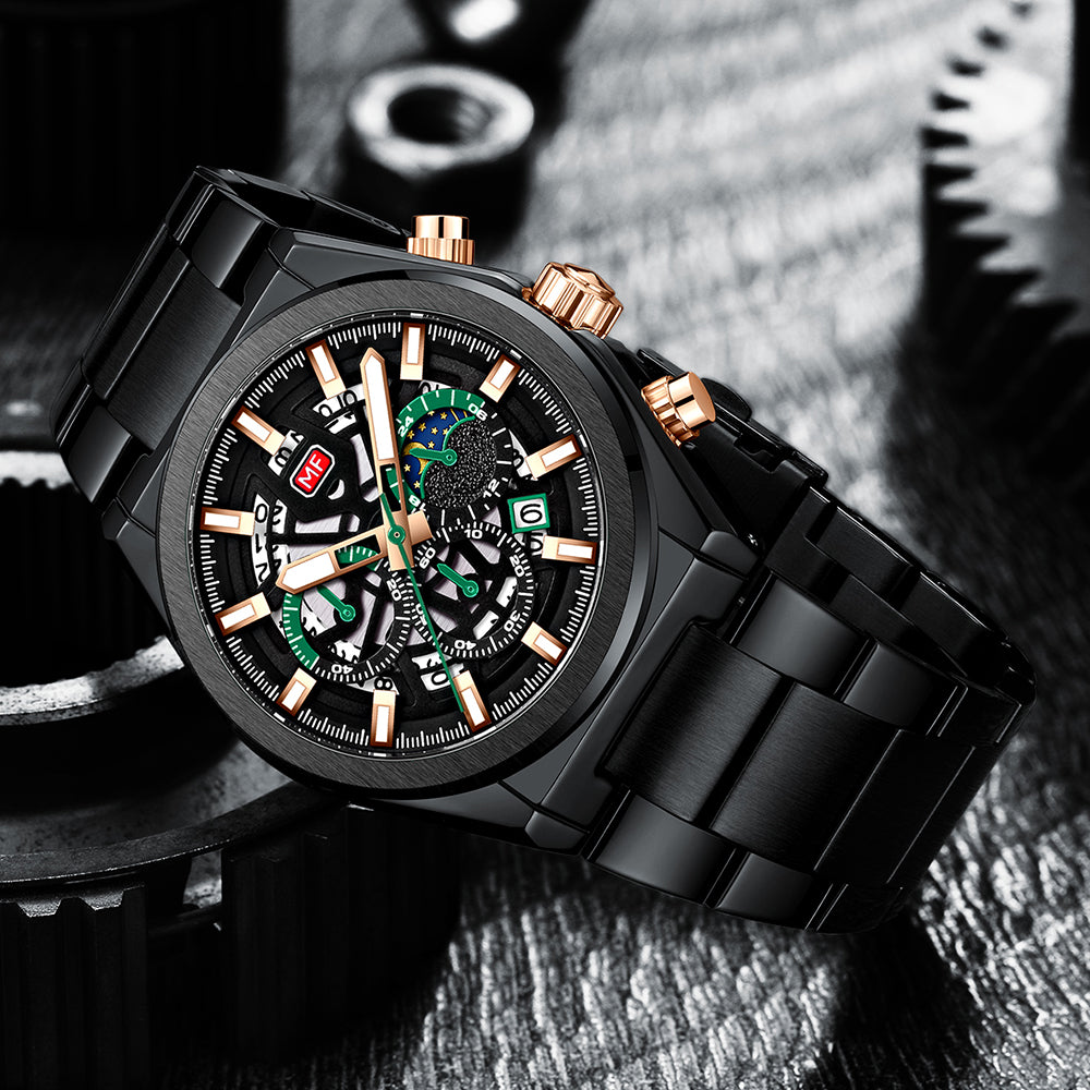 Stylish Men's Quartz Business Watch with Luminous Dial