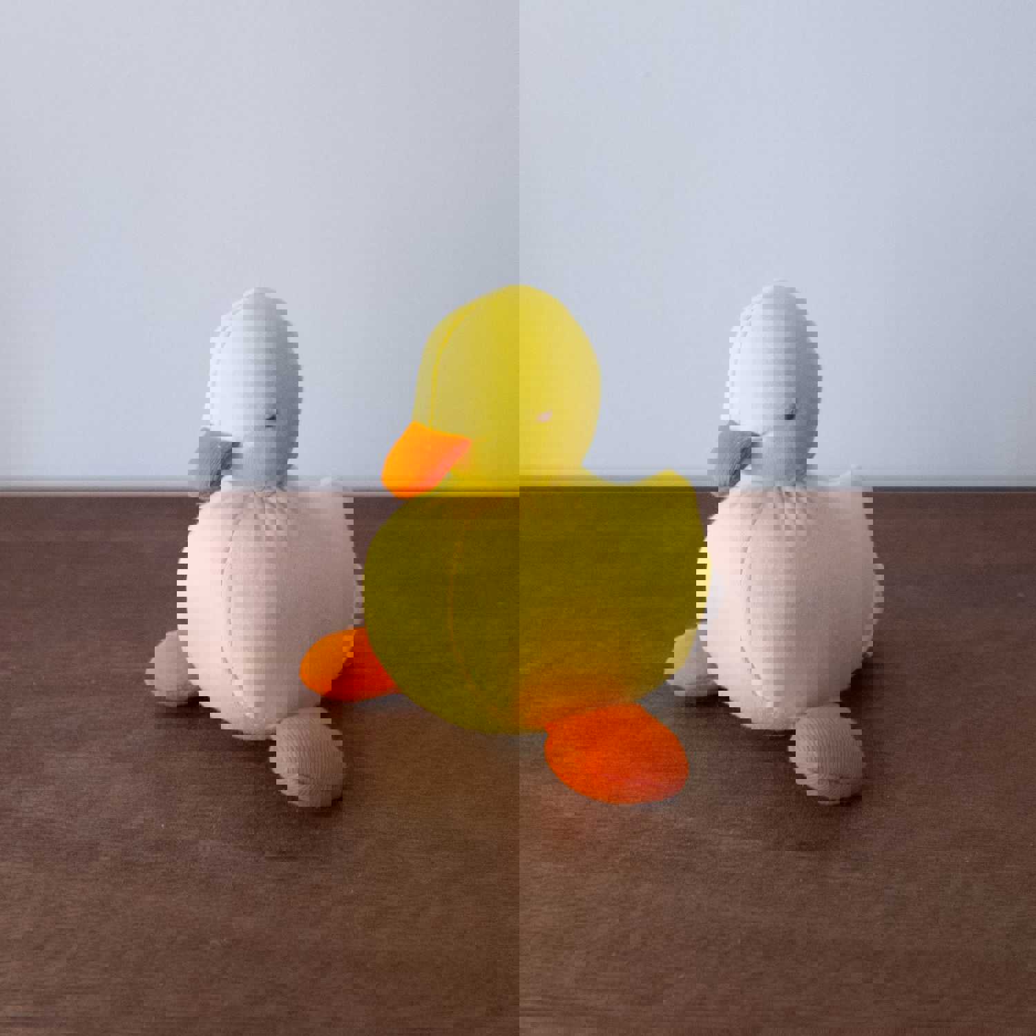 Soft Organic Cotton Baby Duck Stuffed Toy