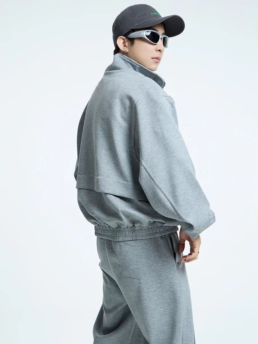【23s September】Elegant Casual Trousers & Top Set for Men