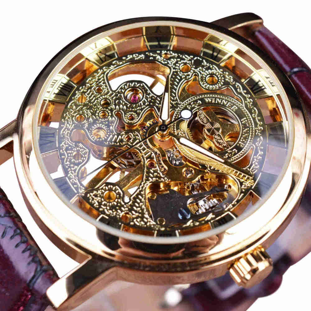 Stylish Men's Mechanical Watch with Classic Design