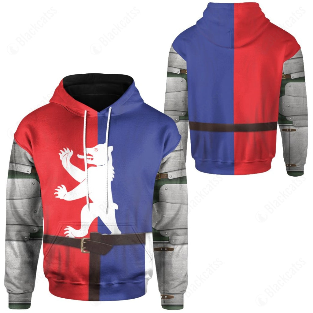 Historical Knight Armour Inspired Fight Club Custom T-Shirt