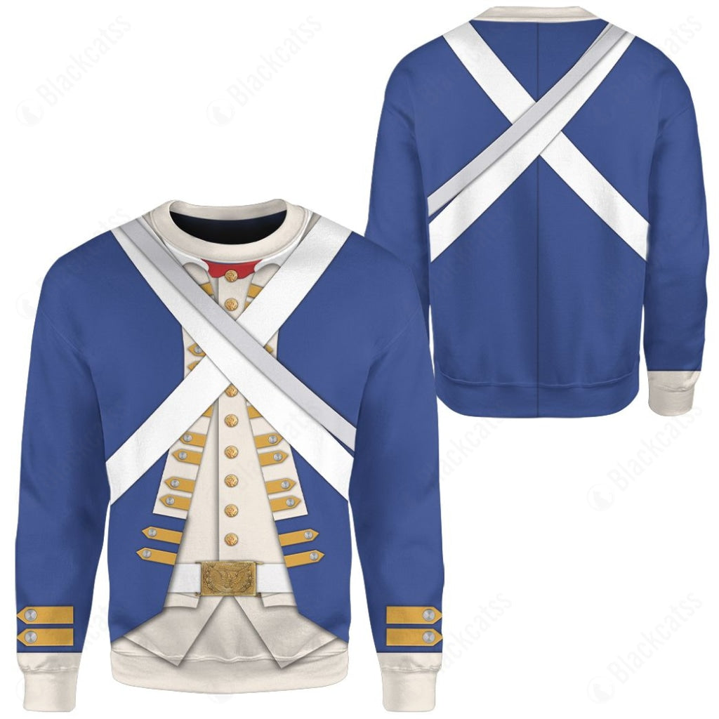Historical Hessian German Soldiers Custom T-Shirt