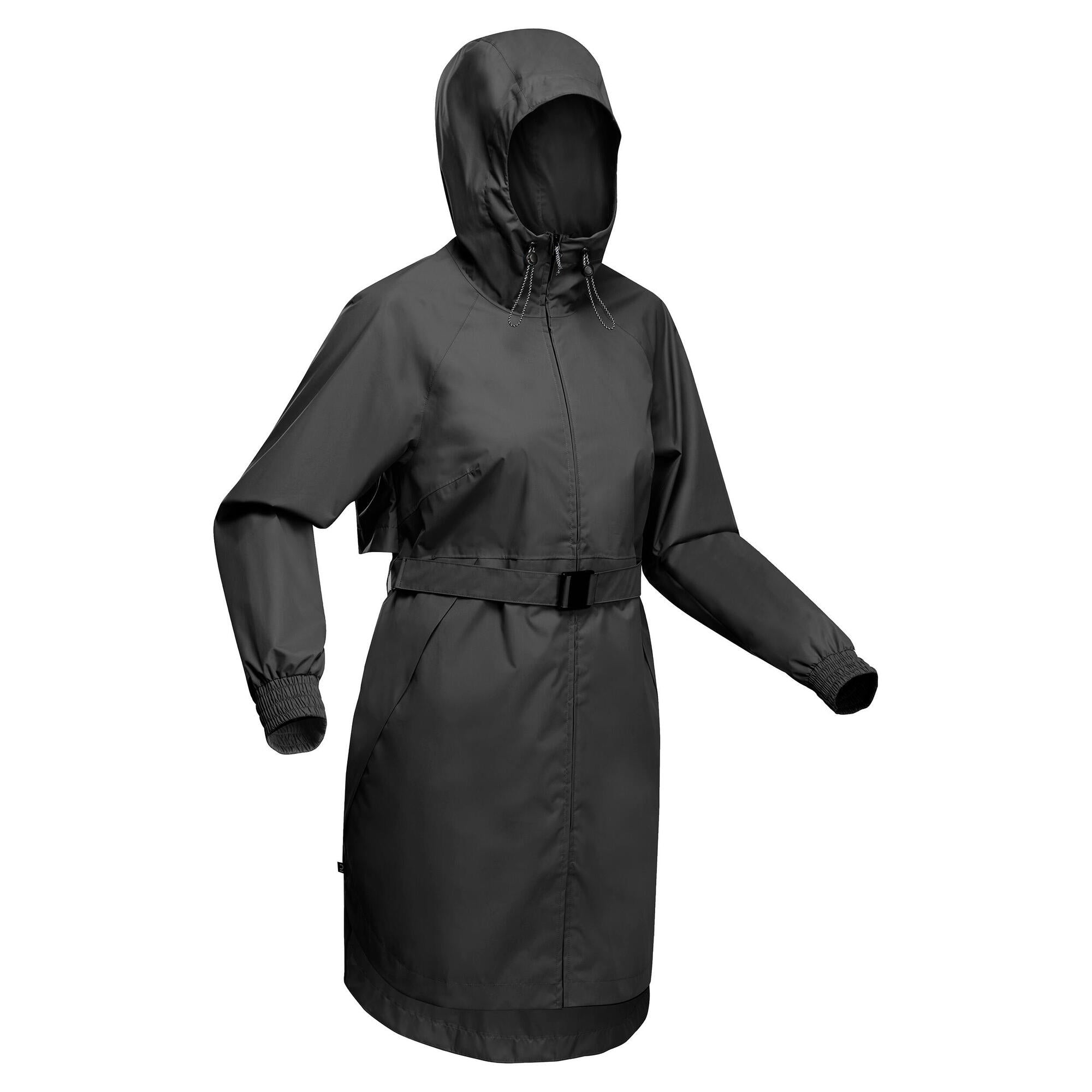 Quechua Women's Raincut Long Waterproof Jacket