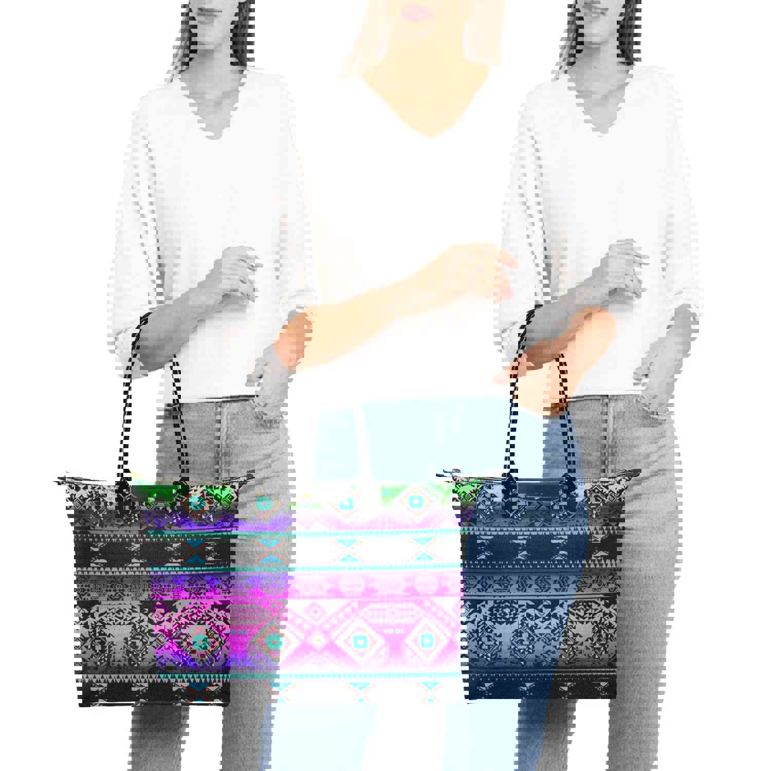 Stylish Nylon Single-Shoulder Handbag for Fashion Women