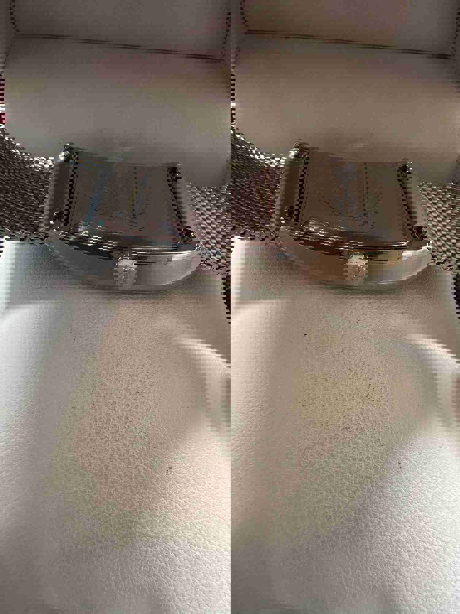Movado Men's Stainless Steel Cable Link Watch with White Dial, Brand New