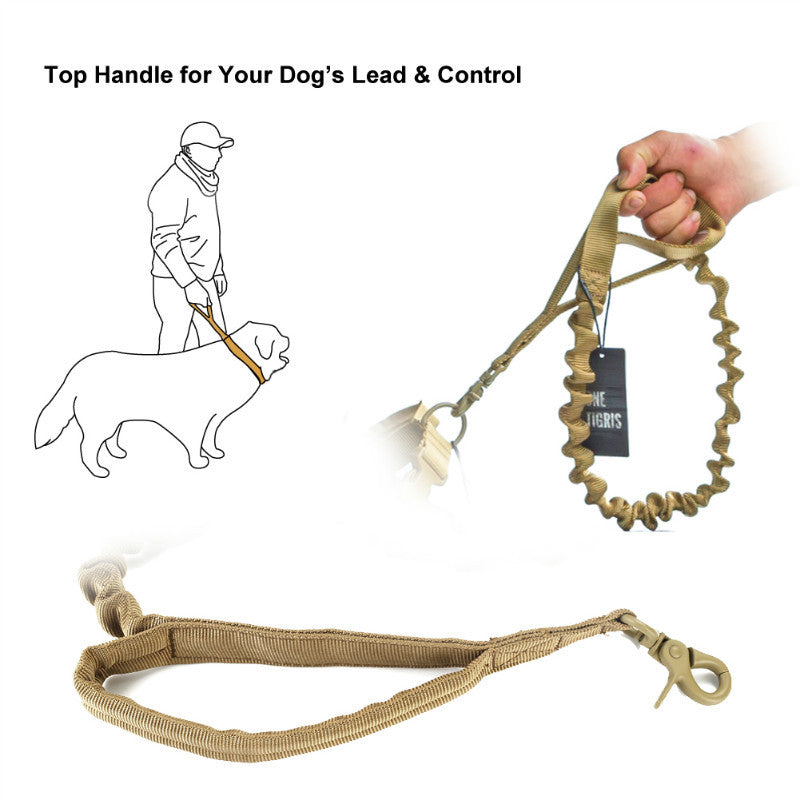 OneTigris Tactical Dog Training Leash - Quick Release, 1000D Nylon