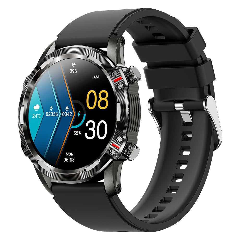 Smart Watch CF89 - 1.32" Full Touch Screen Sports Smartwatch with Heart Rate & Blood Pressure Monitor