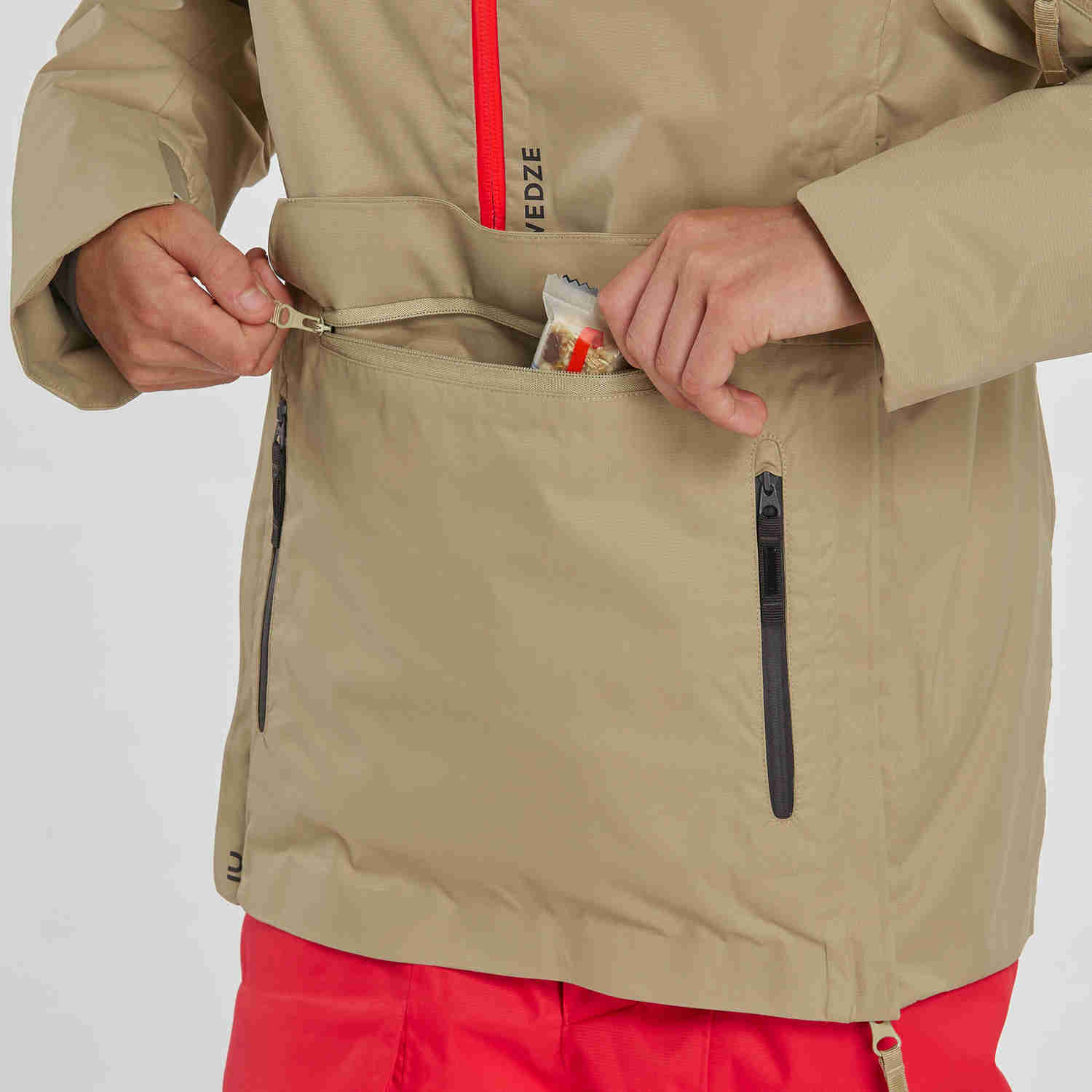 FR500 Girls' Hooded Freeride Ski Jacket