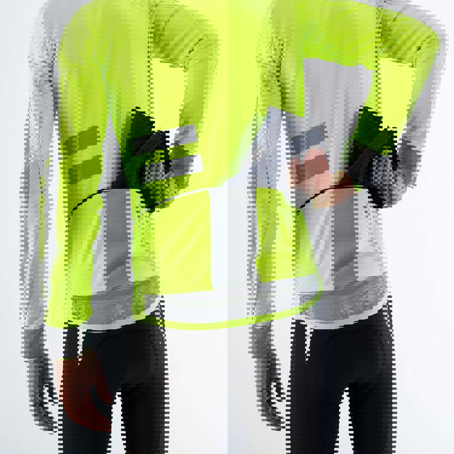 Triban RC500 Cycling EN1150 High-Visibility Winter Jacket for Men
