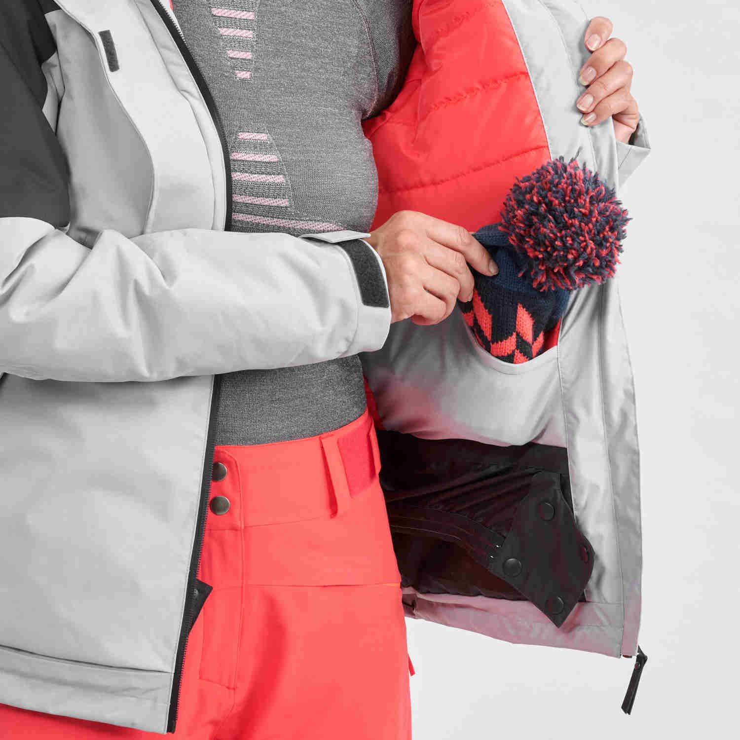 Women's Freeride Ski Jacket - Wedze FR100