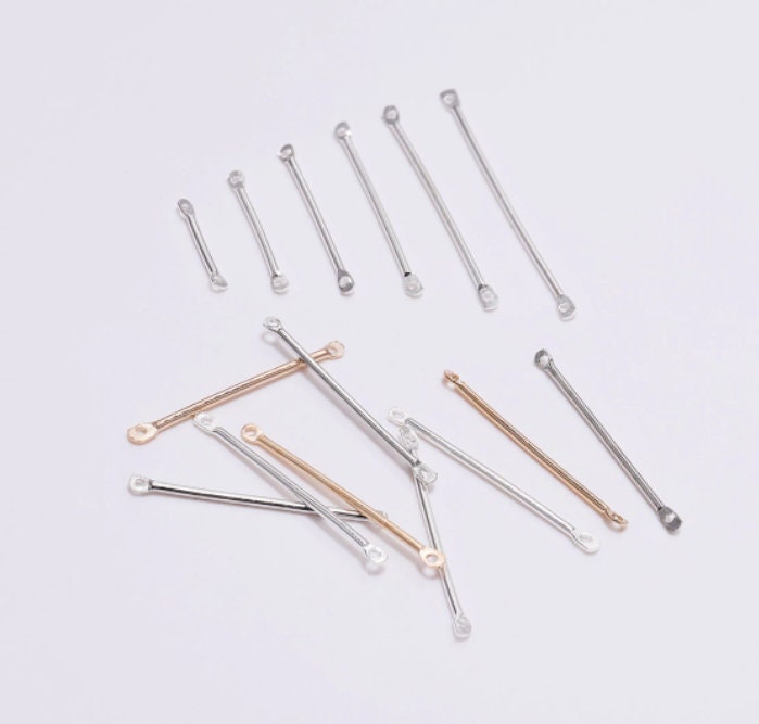 50pcs Dangle Earring Connectors - Charms & Pendants for Jewelry Making